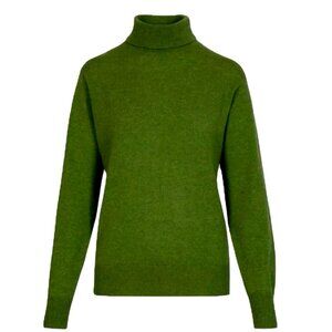 Banana Republic Green Wool Turtleneck Sweater – M